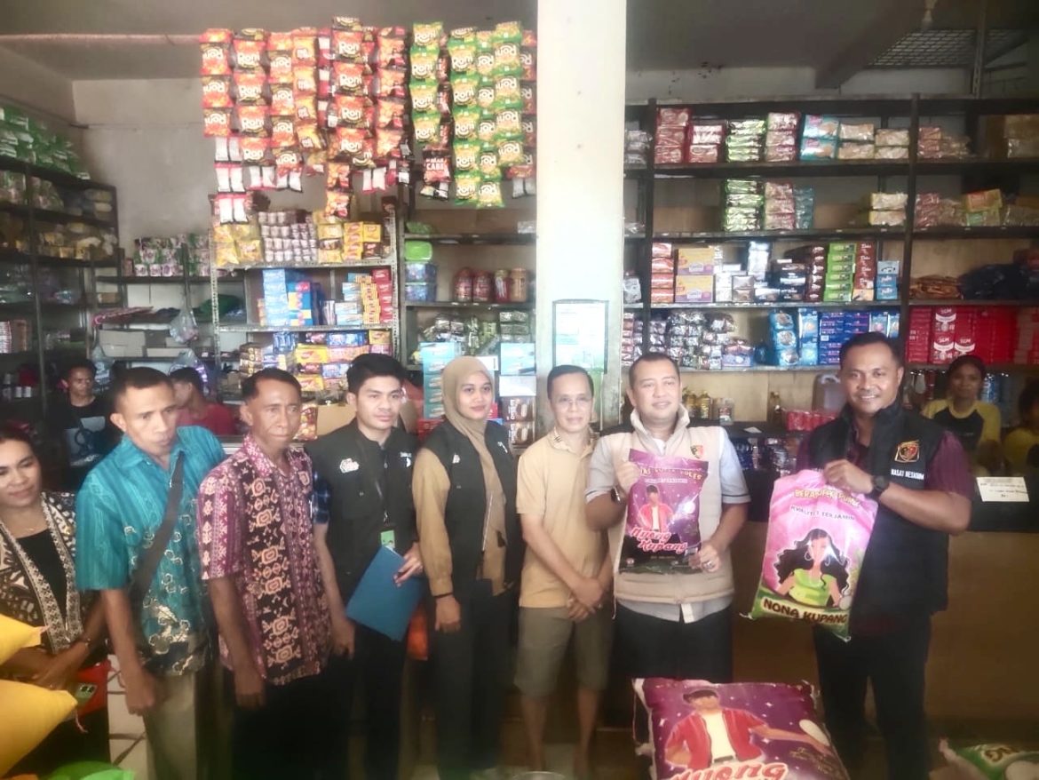 Polres Malaka bersama Satgas Pangan Nasional pantau harga beras, pastikan tidak di atas HET, jaga kesejahteraan warga Malaka
