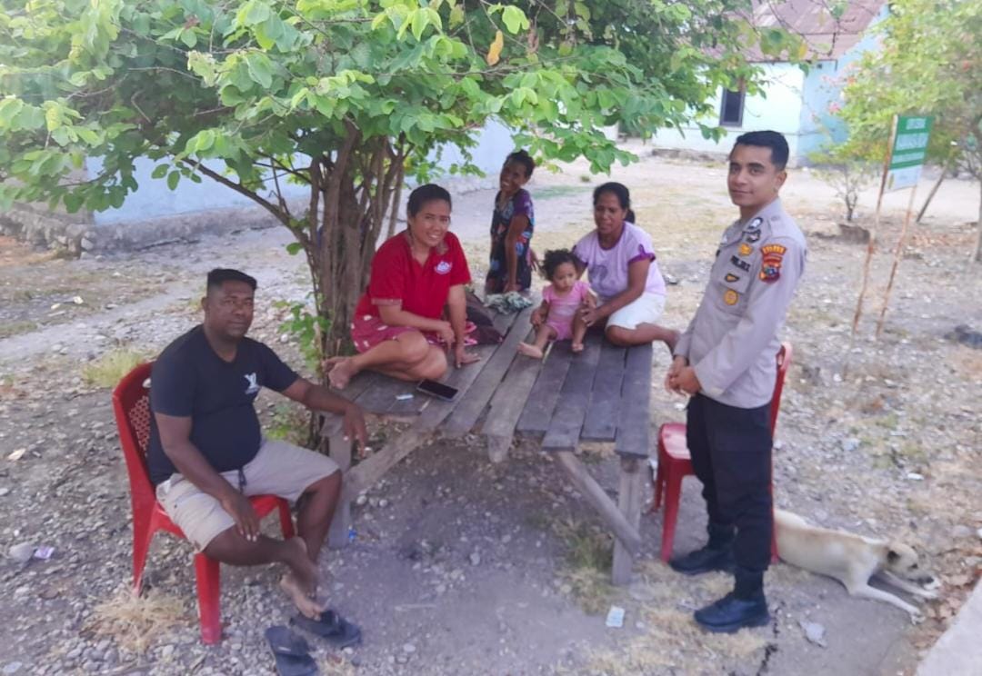 Polsek Malaka Tengah Hadir di Tengah Warga, Edukasi Kamtibmas dan Lindungi Masyarakat dari Bahaya TPPO