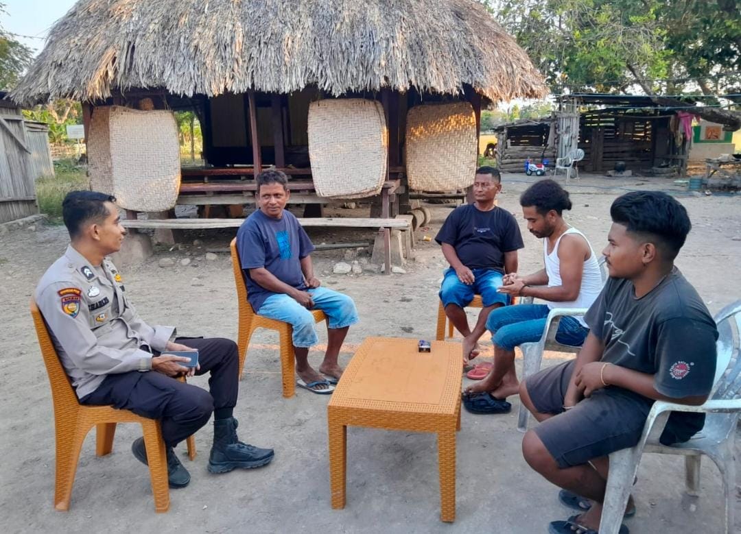 Polsek Malaka Tengah Gencarkan Patroli Dialogis, Ajak Warga Jaga Kamtibmas dan Waspada TPPO