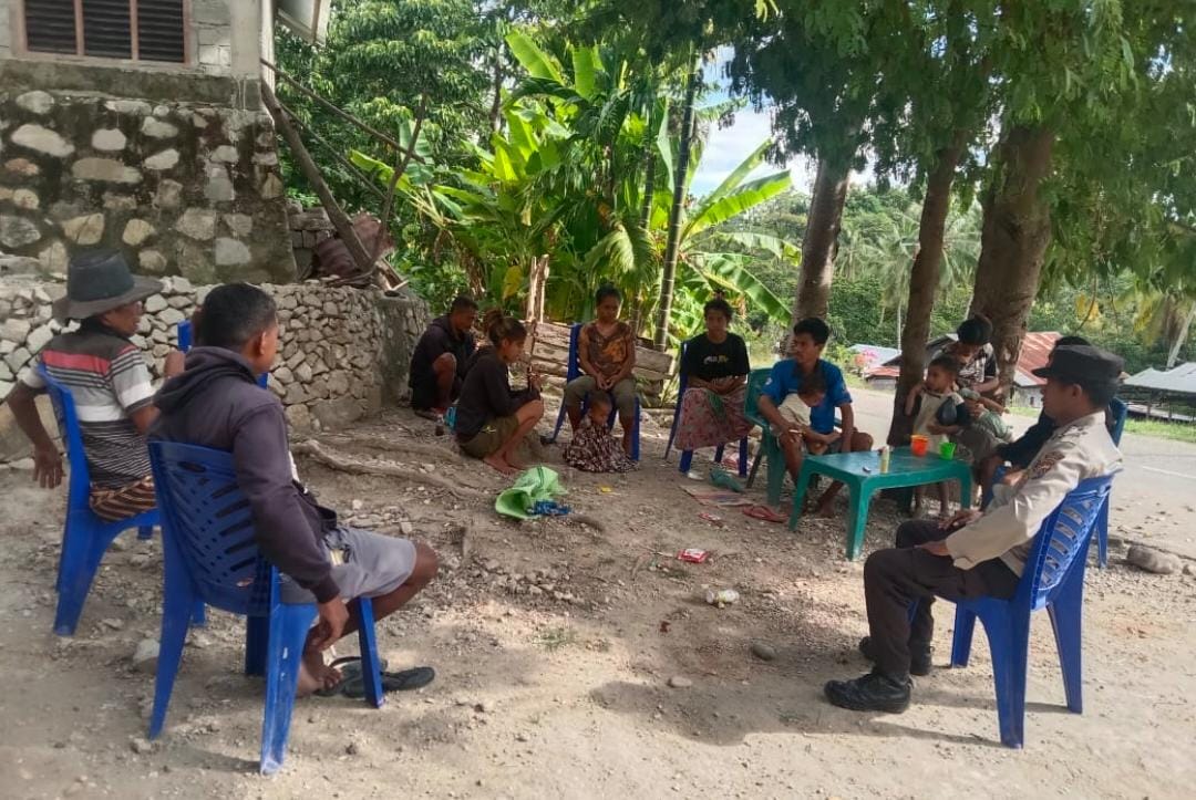 Polsek Malaka Timur Laksanakan Patroli Dialogis dan KRYD, Wujudkan Lingkungan Aman dan Kondusif