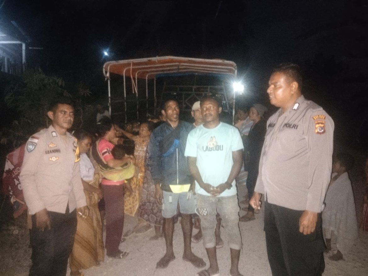 Polsek Sasitamean Gelar Patroli Dialogis Malam Hari, Wujudkan Keamanan dan Kenyamanan Masyarakat