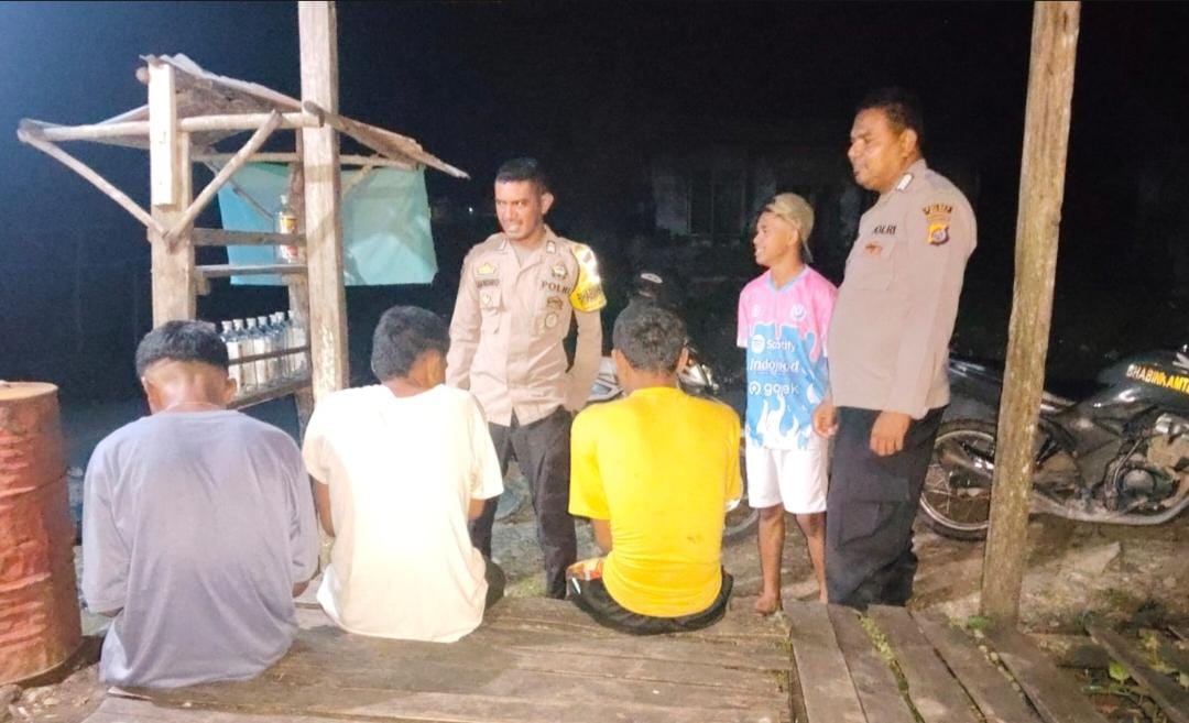 Polsek Sasitamean Imbau Warga Tidak Konsumsi Miras Berlebihan untuk Cegah Gangguan Kamtibmas