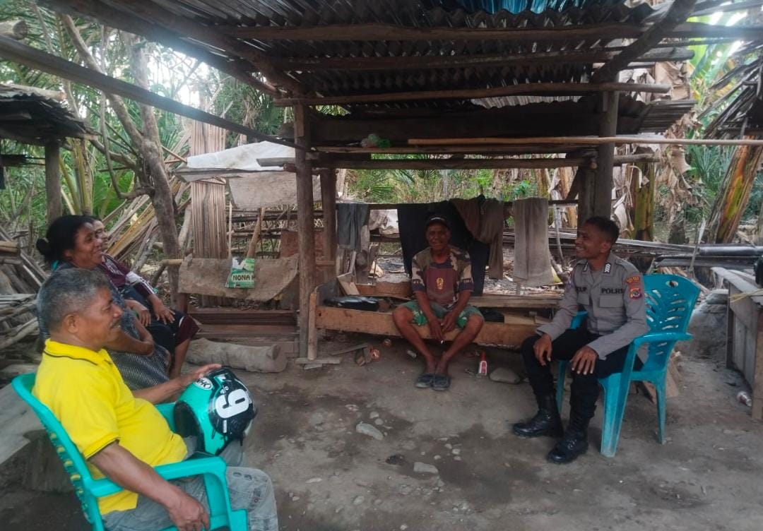 Polri hadir di perbatasan, Pospol Metamauk ajak warga jaga kamtibmas dan cegah penyelundupan