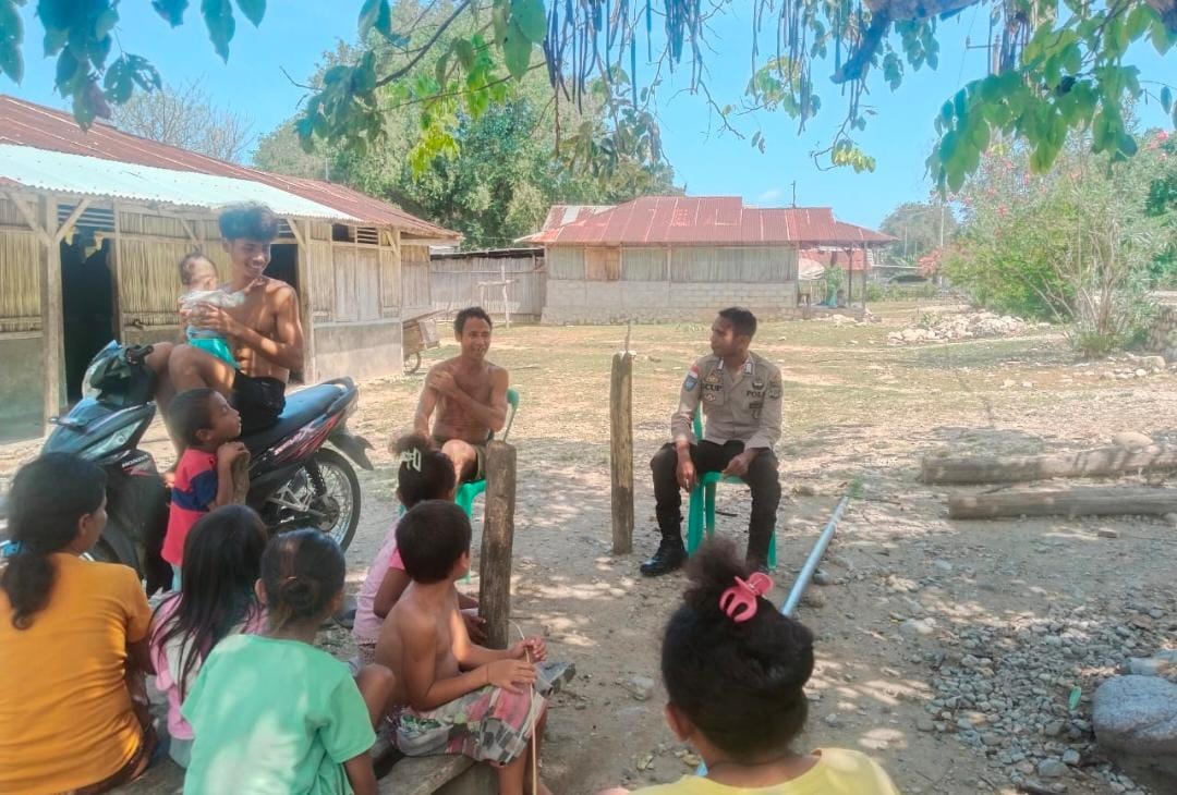 Polsek Kobalima Gencarkan Patroli Perbatasan Antisipasi Penyelundupan dan Pelintas Ilegal RI–Timor Leste