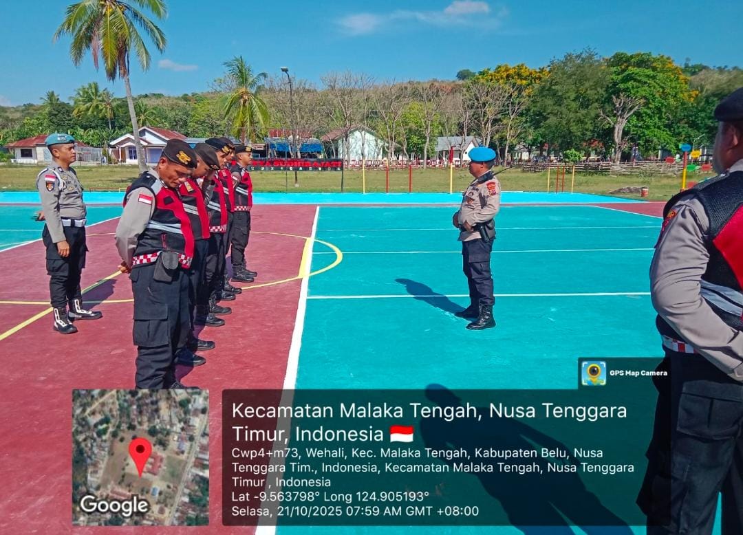 Tingkatkan Integritas Anggota, Propam Polres Malaka Lakukan Pengawasan dan Sosialisasi Etika Profesi