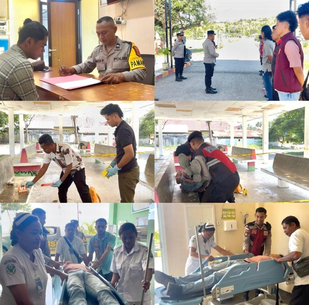 Polres Malaka gelar simulasi penanganan laporan masyarakat dan TPTKP oleh PAMAPTA