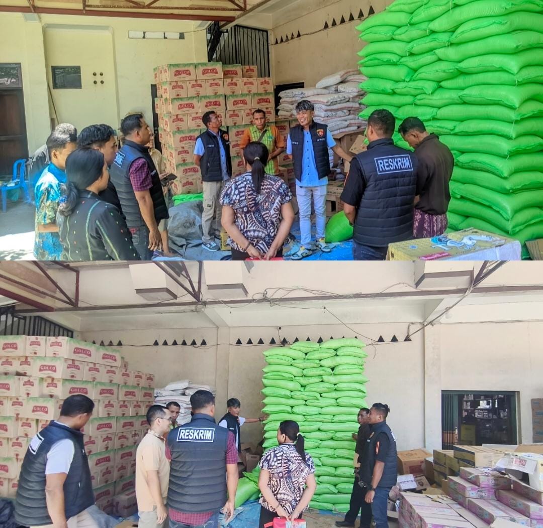 Polres Malaka Bersama Tim Gabungan Lakukan Pengecekan dan Himbauan Harga Beras, Pastikan Sesuai HET Pemerintah