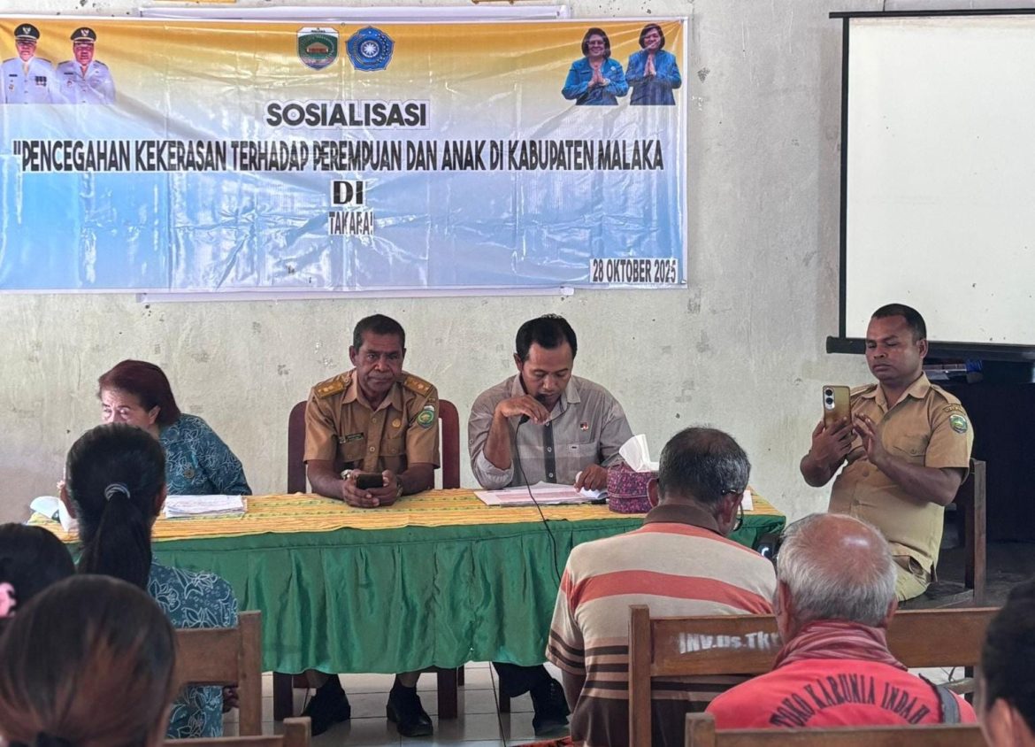 Polres Malaka Hadirkan Edukasi Perlindungan Perempuan dan Anak di Desa Takarai