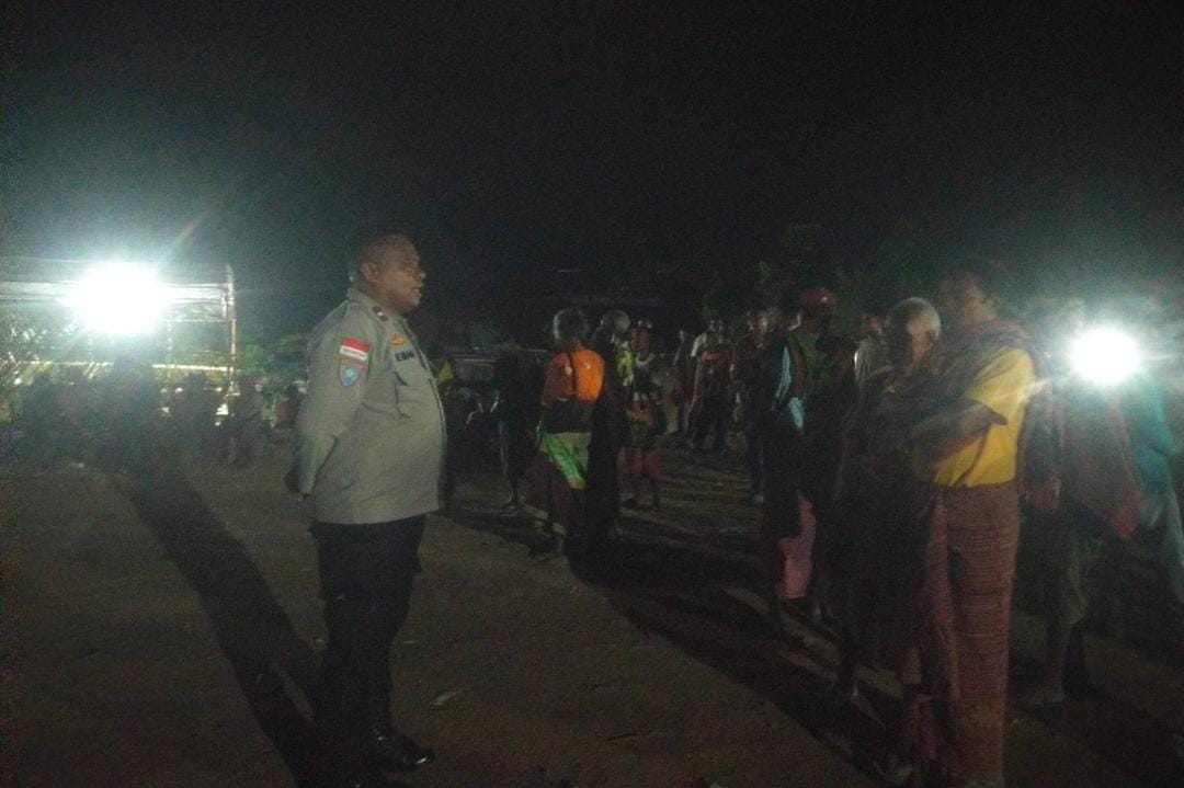 Polsek Laenmanen Ajak Warga Jaga Kamtibmas dan Waspadai TPPO Lewat Patroli Dialogis Humanis