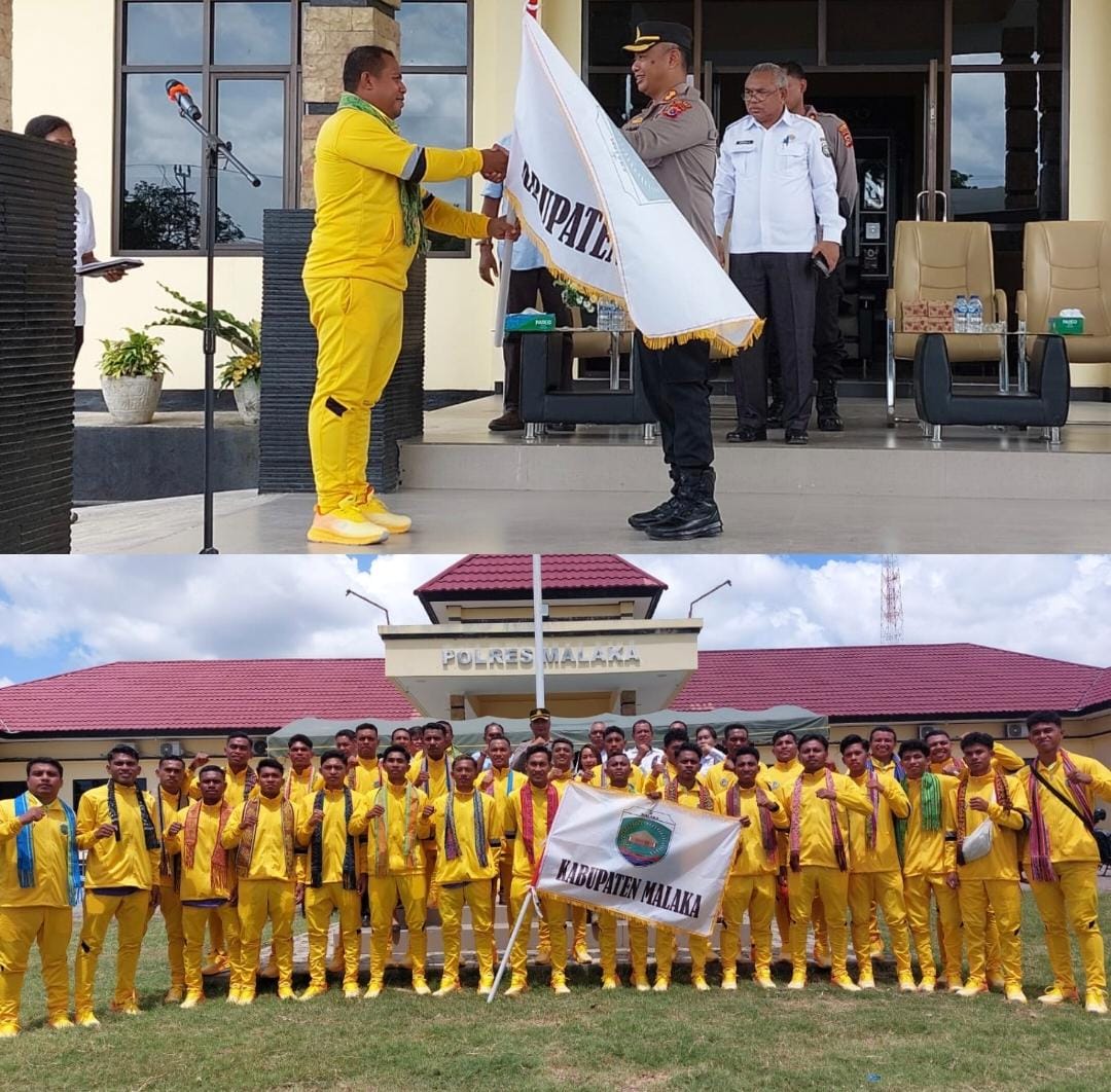Kapolres Malaka Lepas Kontingen PS. Malaka Menuju El Tari Memorial Cup XXXIV di Ende: “Bertandinglah dengan Hati, Bawa Nama Baik Malaka!