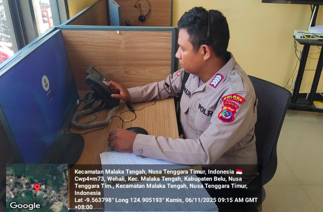 Polres Malaka siap layani masyarakat 24 jam melalui layanan Call Center 110