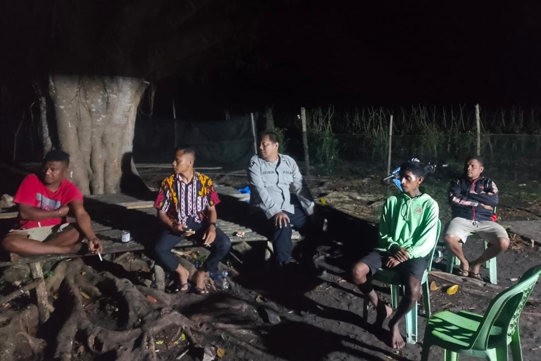 Polsek Laenmanen gelar patroli dialogis wujudkan kamtibmas aman dan bebas TPPO