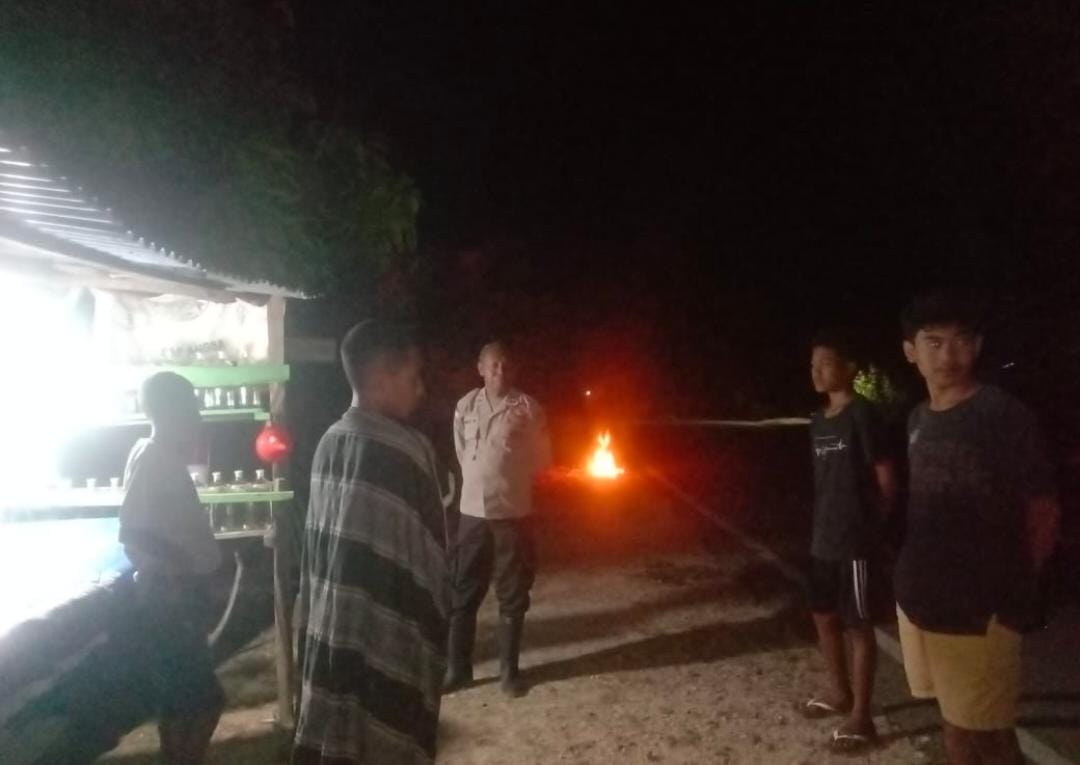 Polsek Laenmanen Himbau Warga Jaga Kamtibmas dan Waspadai TPPO Lewat Patroli Dialogis