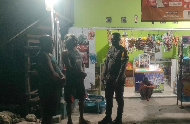 Polsek Malaka Tengah Gelar Patroli Dialogis Wujudkan Situasi Kamtibmas yang Kondusif