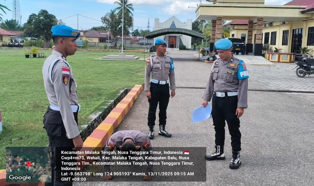 Propam Polres Malaka Tertibkan Anggota Polri Yang Bergaya Hidup Hedon