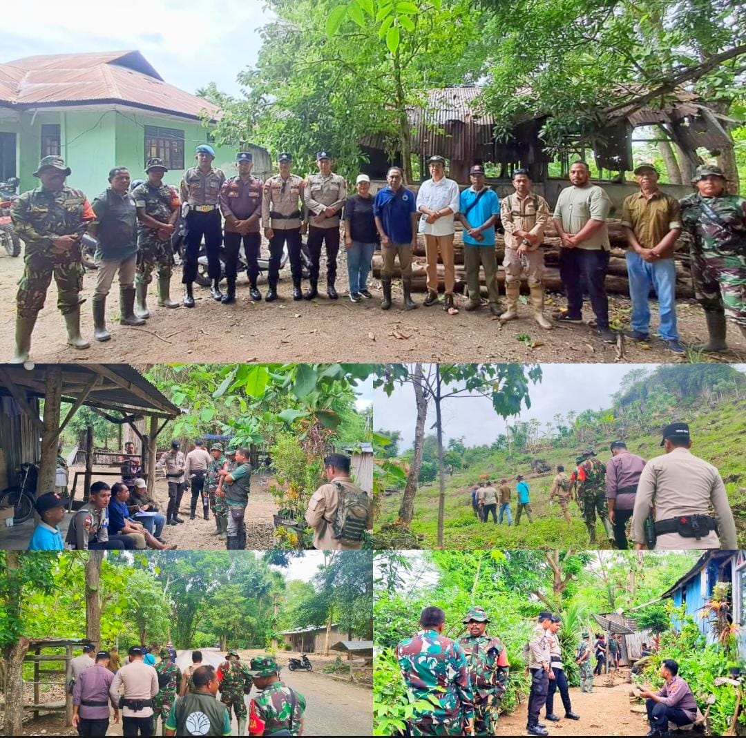 Polres Malaka Bersama TNI dan Dinas Kehutanan Gelar Patroli Hutan Lindung