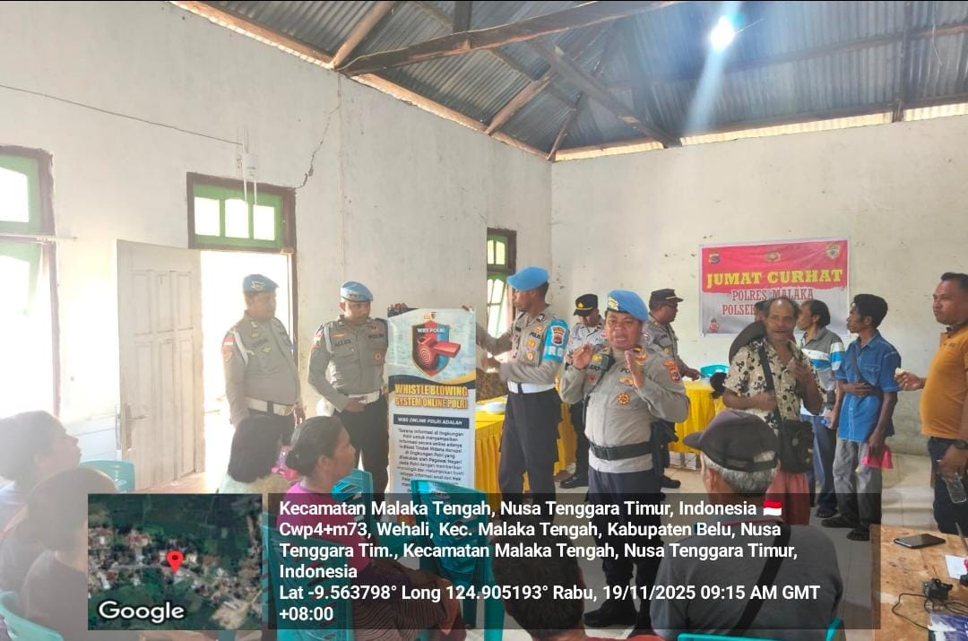 Propam Polres Malaka Gelar Sosialisasi SP4N-LAPOR, Wujud Komitmen Transparansi dan Pelayanan Prima