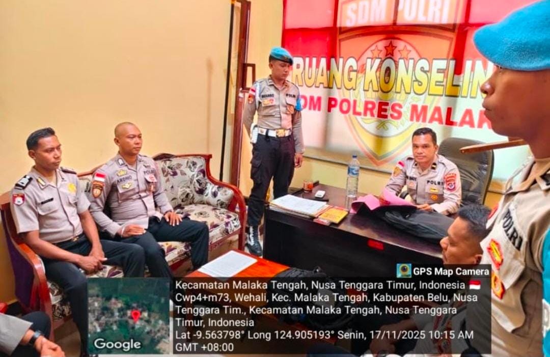 Propam Polres Malaka Sosialisasikan Larangan Gaya Hidup Hedon bagi Anggota Polri