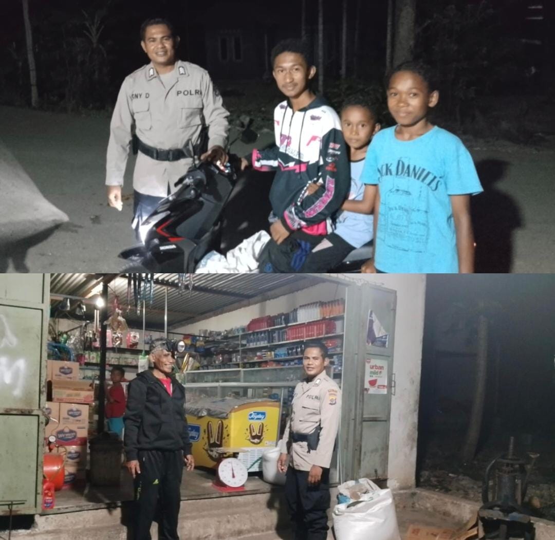 Polsek Rinhat Gelar Patroli Dialogis Minimalkan Gangguan Kamtibmas di Wilayah Hukum Rinhat