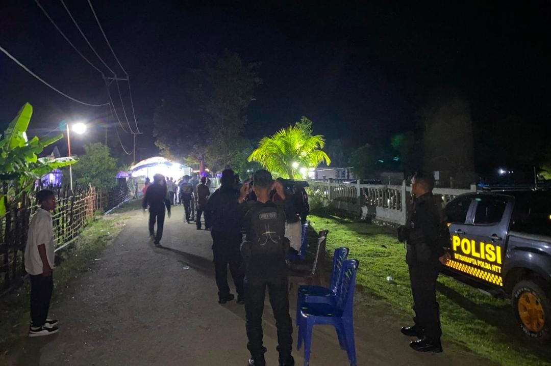 Patroli Presisi Samapta Polres Malaka Tegas Cegah Gangguan Kamtibmas di Malam Hari