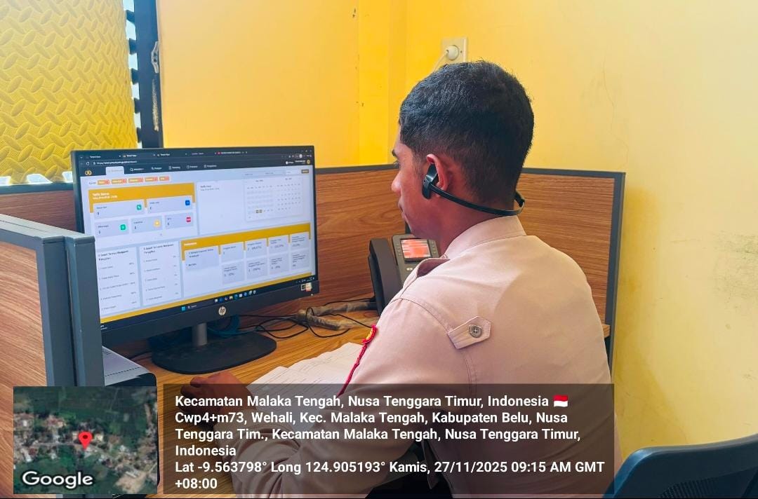 Polres Malaka siap layani masyarakat 24 jam melalui layanan Call Center 110