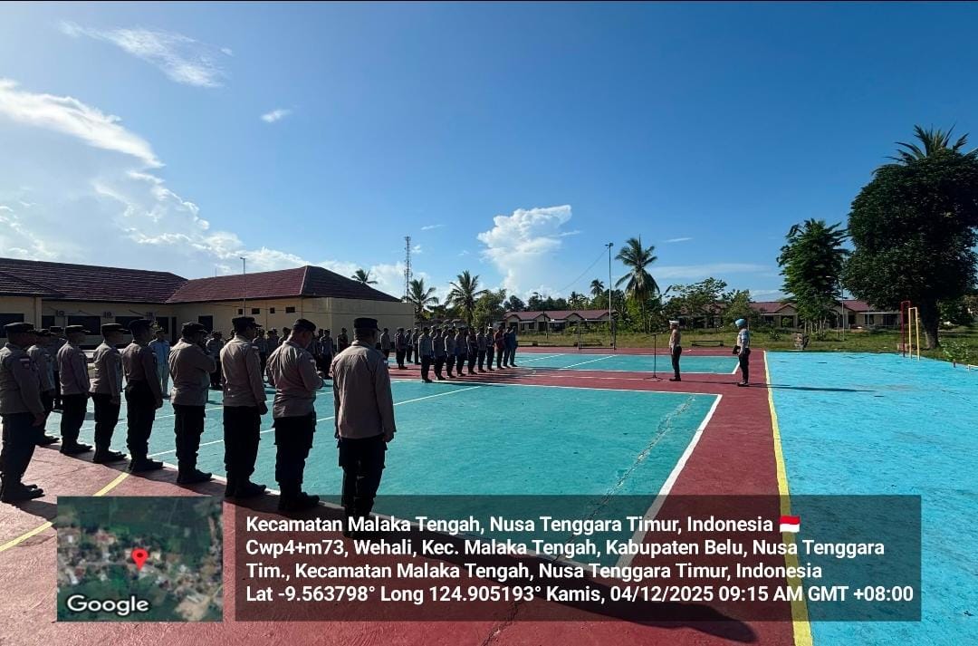 Kasat Lantas Polres Malaka Berikan Arahan Pengendalian kepada Seluruh Anggota untuk Cegah Pelanggaran Personel