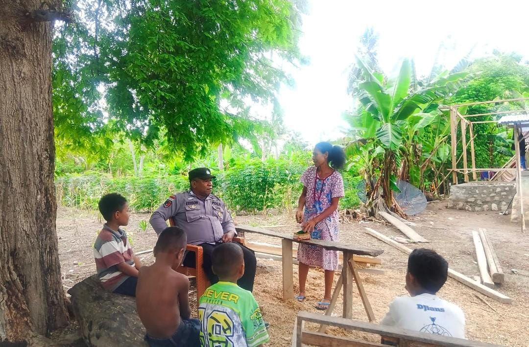 Patroli Dialogis Polsek Wewiku Wujudkan Keamanan Wilayah, Dukung Commander Wish Kapolda NTT
