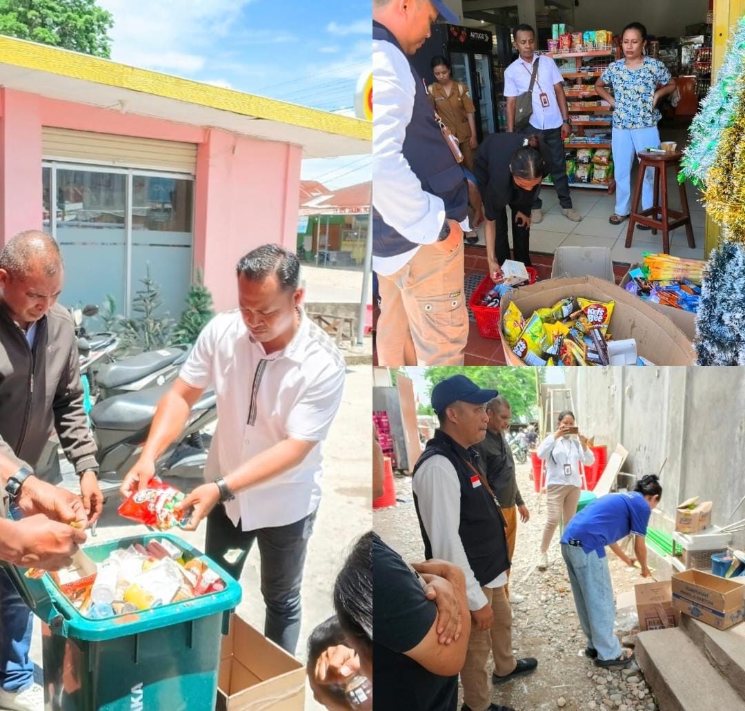 Polres Malaka Bersama Loka POM Belu dan Lintas Sektor Gelar Pengawasan Pangan Menjelang Natal dan Tahun Baru