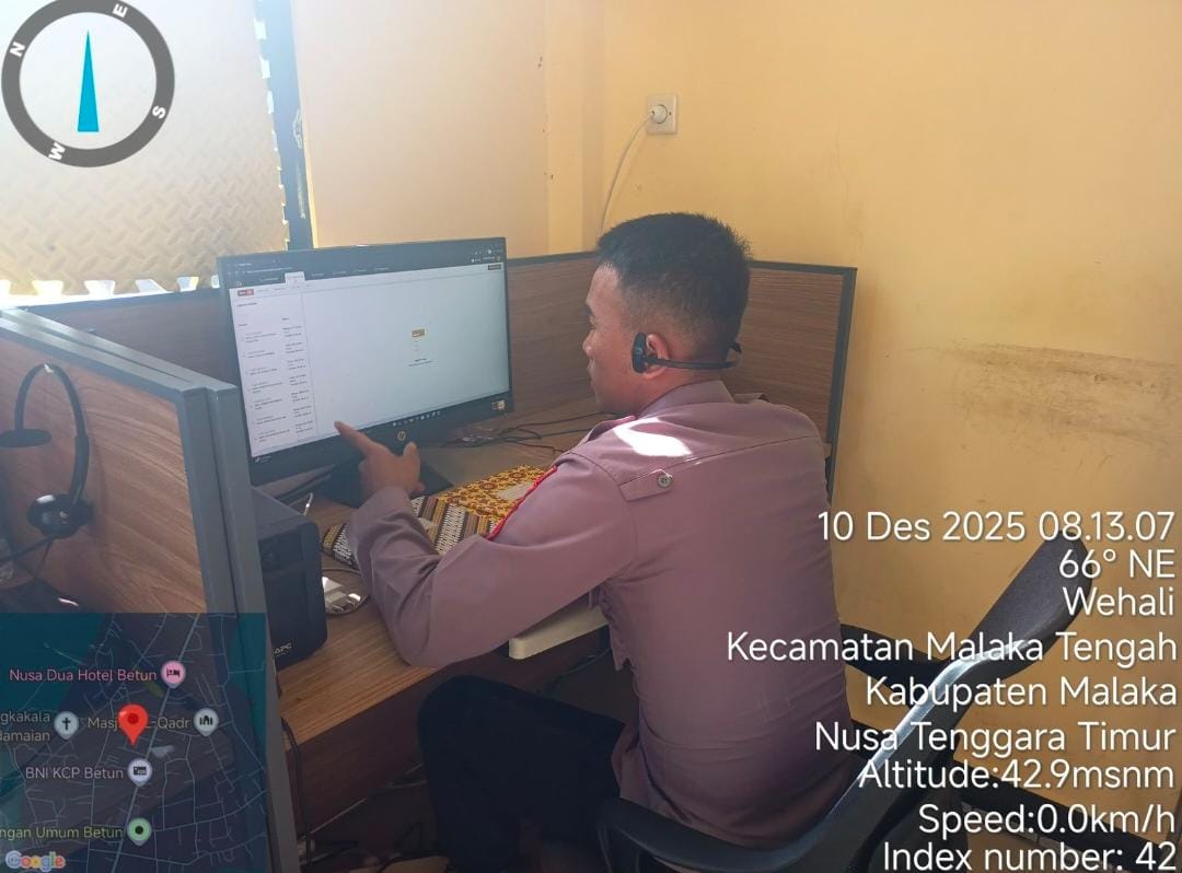 Call Center 110 Polres Malaka Siaga 24 Jam Layani Aduan Masyarakat