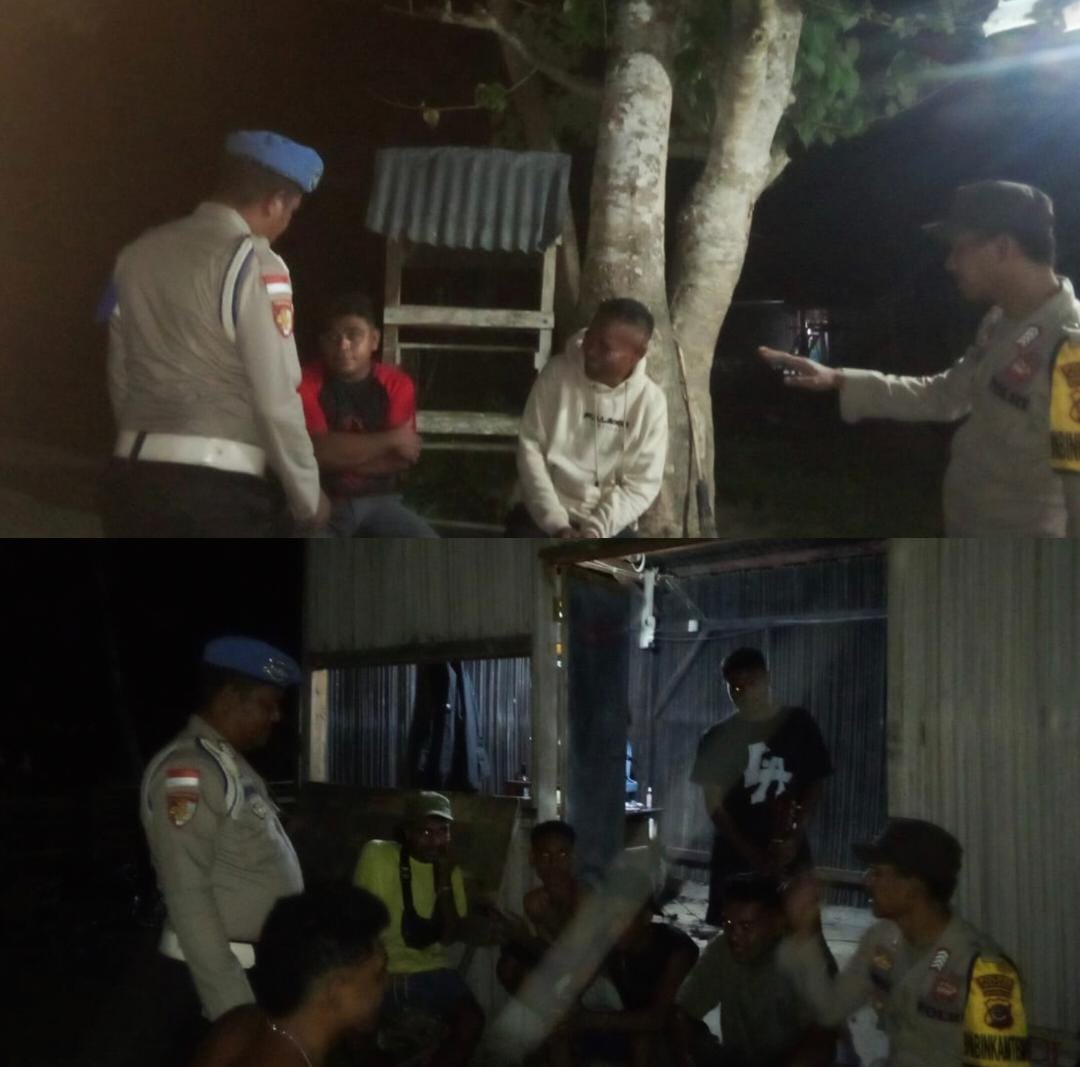 Polsek Sasitamean Intensifkan Patroli Malam untuk Jaga Kondusifitas Wilayah