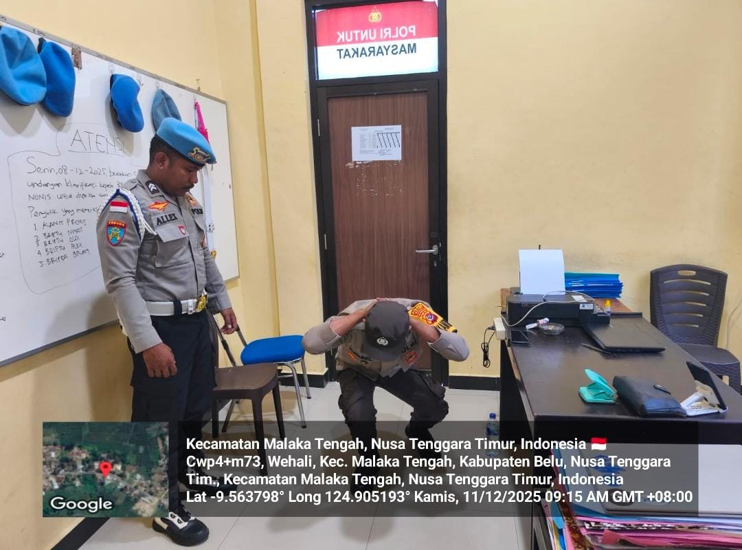 Propam Polres Malaka Tindak Tegas Anggota yang Bersikap Arogan, Tegakkan Disiplin dan Profesionalisme