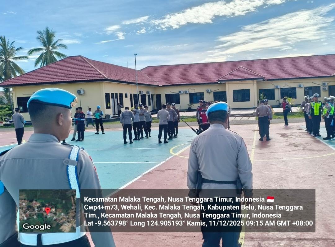 Kasi Propam Polres Malaka Berikan Arahan Pengendalian Internal untuk Cegah Pelanggaran Personel