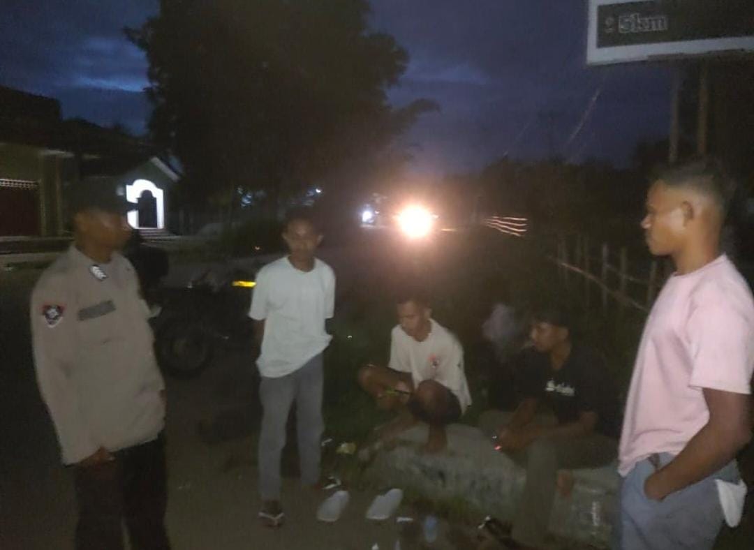 Polsek Malaka Timur Laksanakan Patroli Dialogis dan KRYD, Perkuat Pencegahan Gangguan Kamtibmas