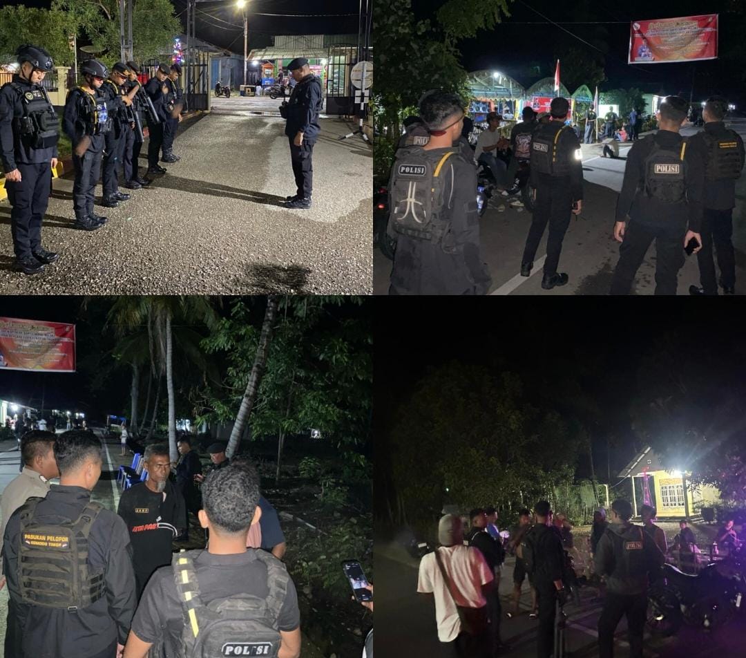 Patroli Presisi Samapta Polres Malaka Jaga Kamtibmas Tetap Aman dan Kondusif