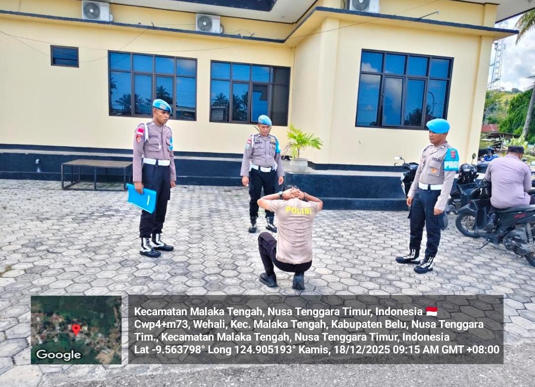 Propam Polres Malaka Tertibkan Anggota Polri Yang Bergaya Hidup Hedon