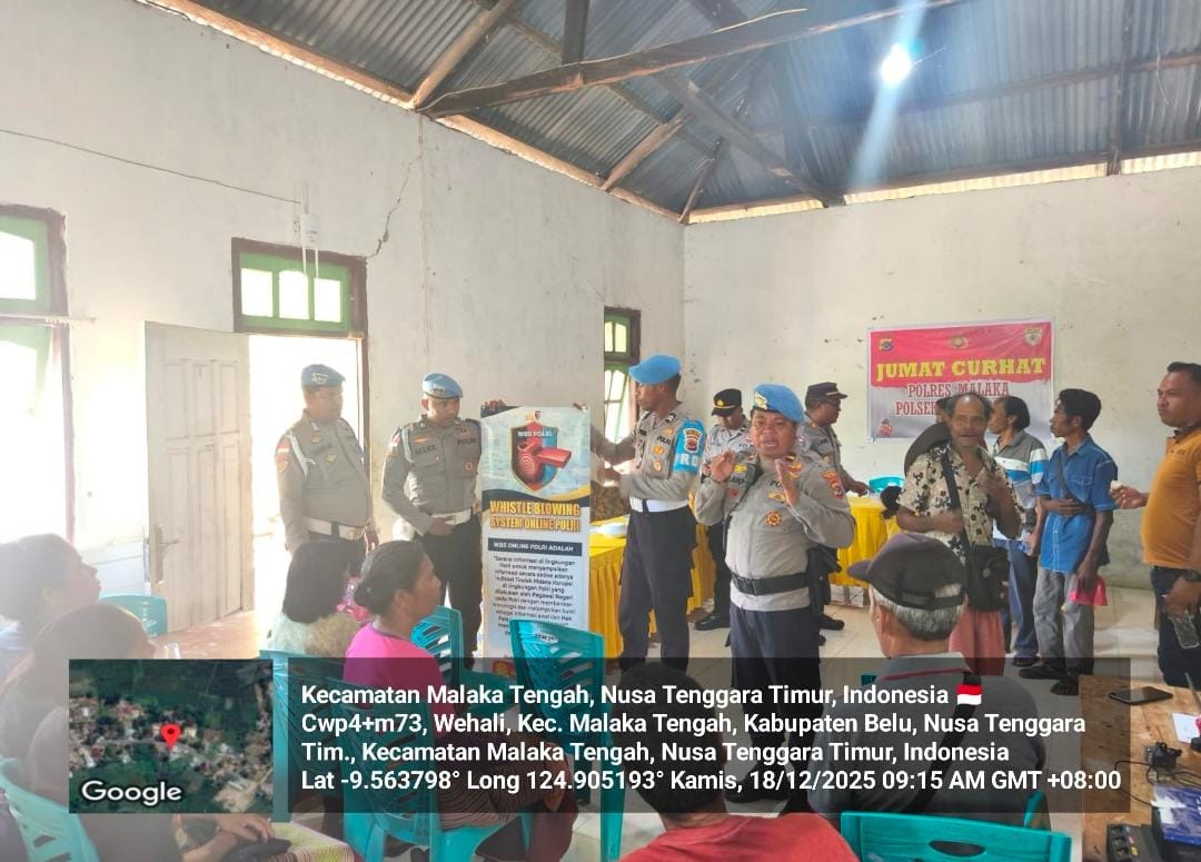 Propam Polres Malaka Gelar Sosialisasi SP4N-LAPOR, Wujud Komitmen Transparansi dan Pelayanan Prima