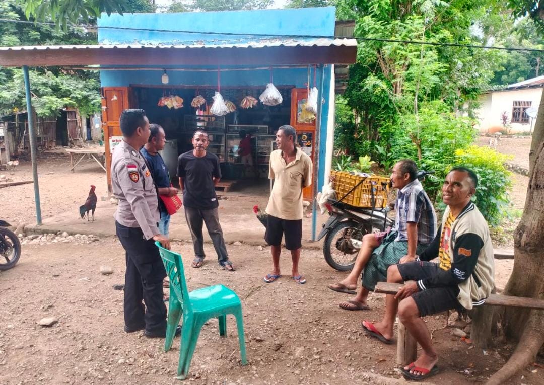 Polsek Malaka Timur Intensifkan Patroli Dialogis Demi Kamtibmas Kondusif