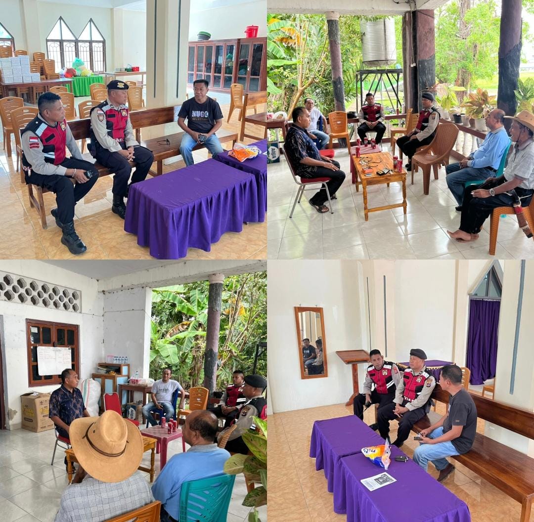 Sat Samapta Polres Malaka Intensifkan Patroli Tempat Ibadah, Jaga Kamtibmas Jelang Natal dan Tahun Baru