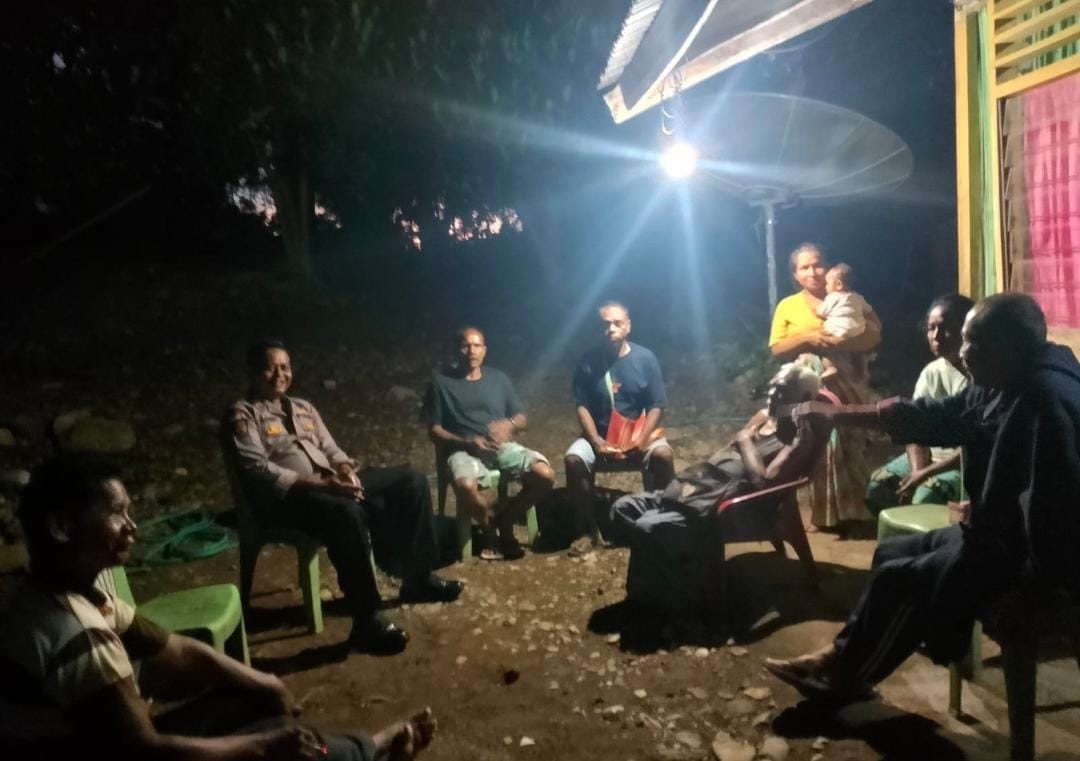 Polsek Malaka Timur Gelar Patroli Dialogis dan KRYD, Wujudkan Kamtibmas Kondusif di Wilayah Hukum