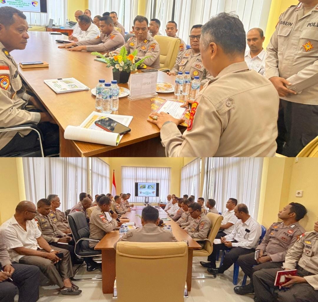 Polres Malaka Laksanakan Sosialisasi DIPA RKA-K/L 2026 dan Penandatanganan Pakta Integritas