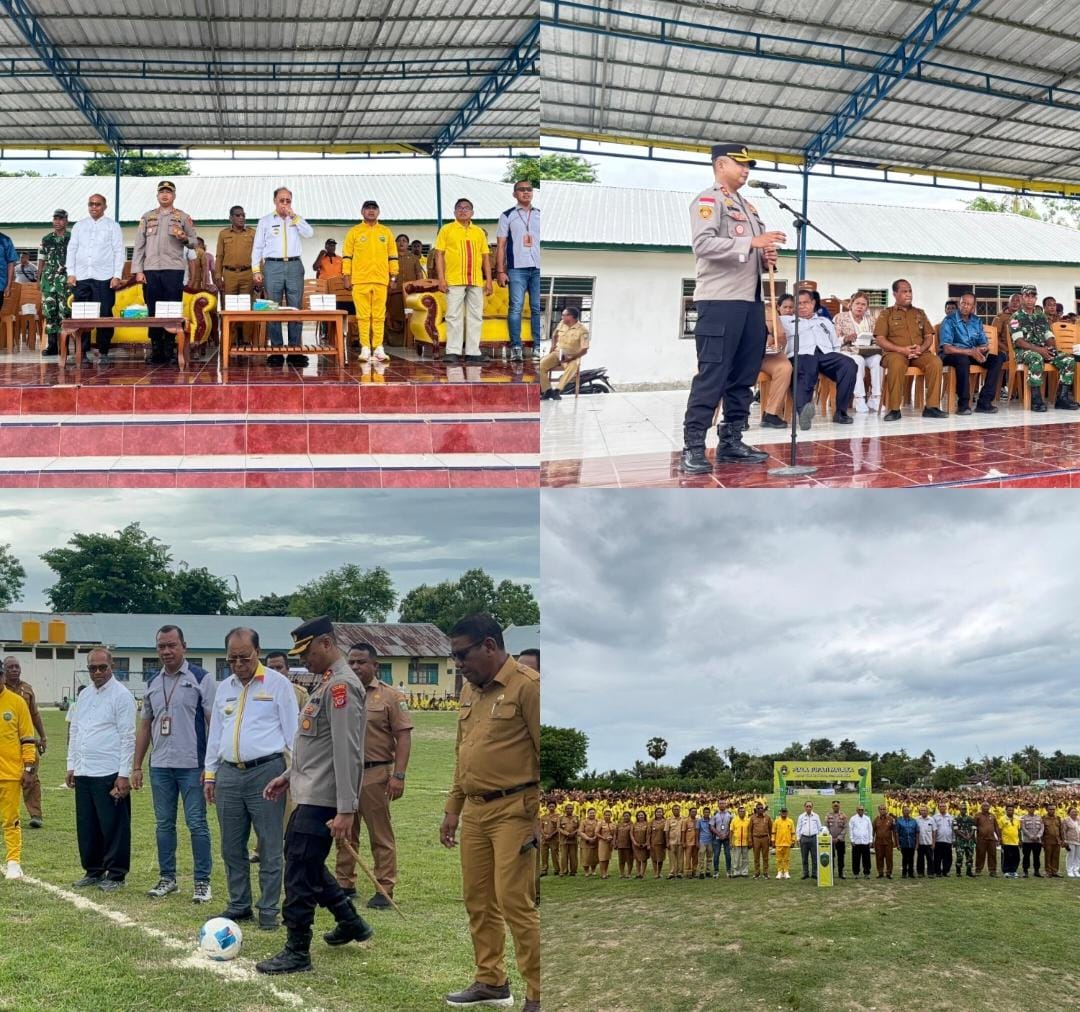 Kapolres Malaka Resmi Buka Turnamen Sepak Bola Antar SSB Tingkat Kabupaten Malaka