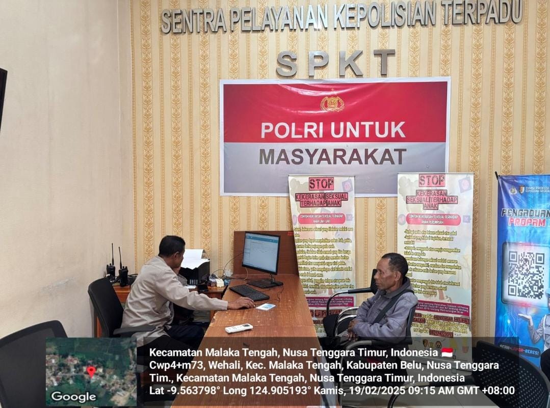 SPKT Polres Malaka Hadir dengan Pelayanan Cepat, Humanis dan Transparan