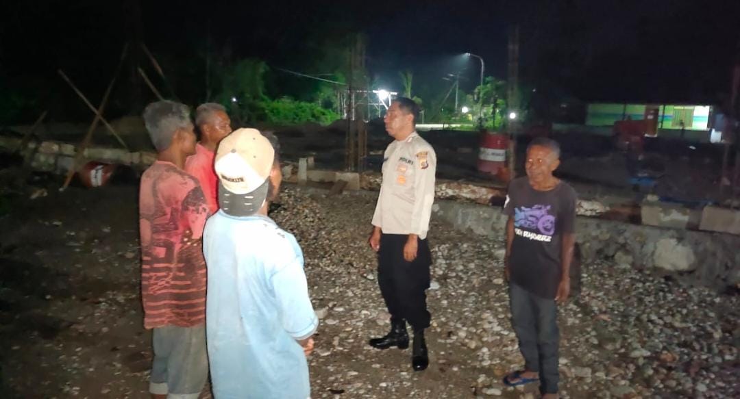 Polsek Malaka Tengah Laksanakan Patroli Malam, Perkuat Harkamtibmas di Kota Betun dan Sekitarnya
