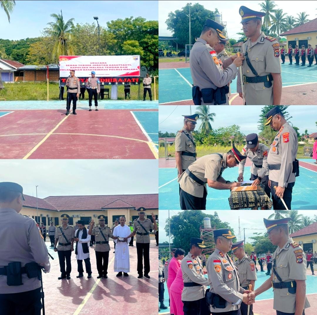 Kapolres Malaka Pimpin Sertijab Kasat Tahti dan Kapolsek Malaka Tengah, Sekaligus Lantik Kasat Binmas Baru