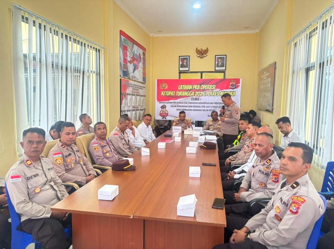 Polres Malaka Matangkan Pengamanan Idul Fitri melalui Latihan Operasi Ketupat Turangga 2026