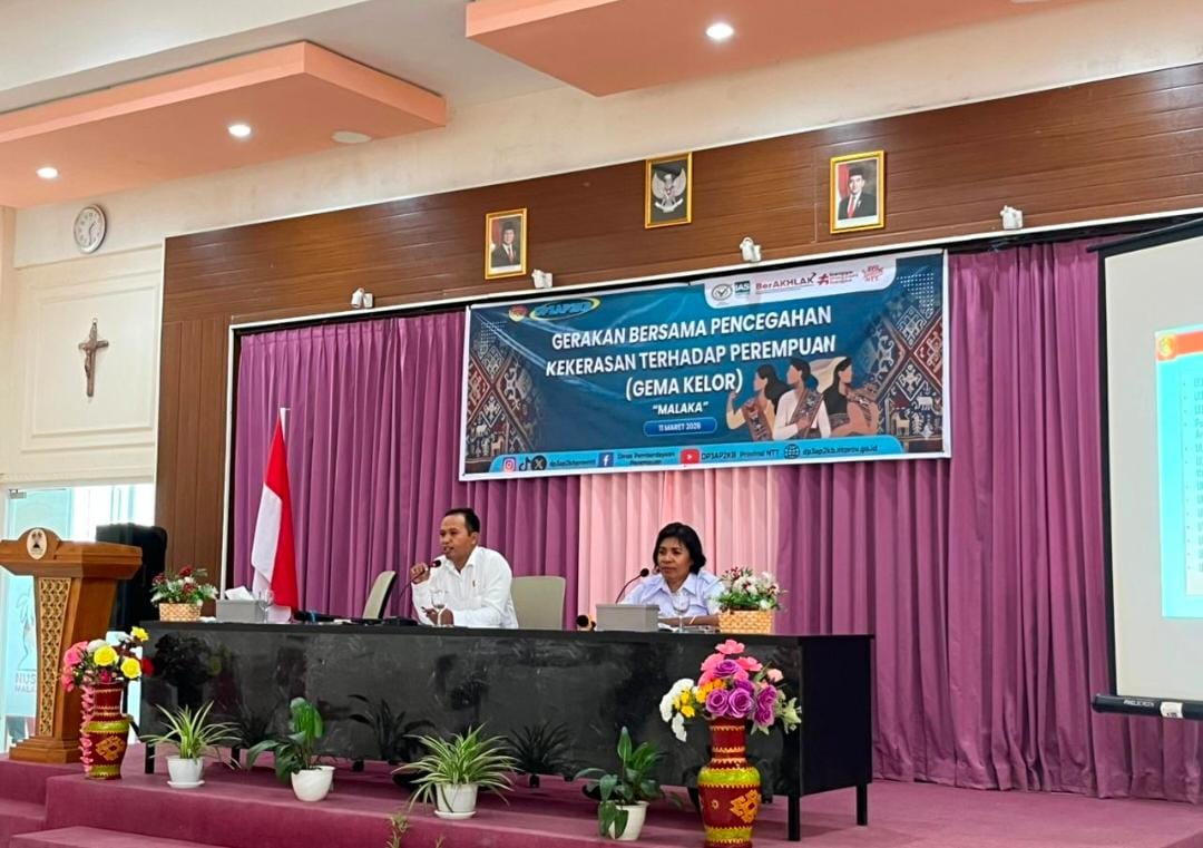 Polres Malaka Perkuat Pencegahan Kekerasan terhadap Perempuan, Kanit PPA Jadi Narasumber dalam Gerakan Bersama Pemkab Malaka