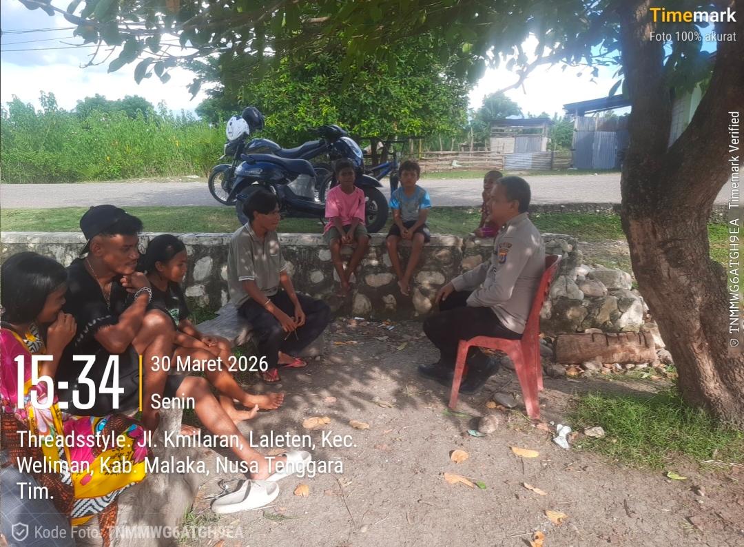 Polri Hadir sebagai Penasihat dan Pembina Generasi Muda Melalui Patroli Dialogis Siang Hari