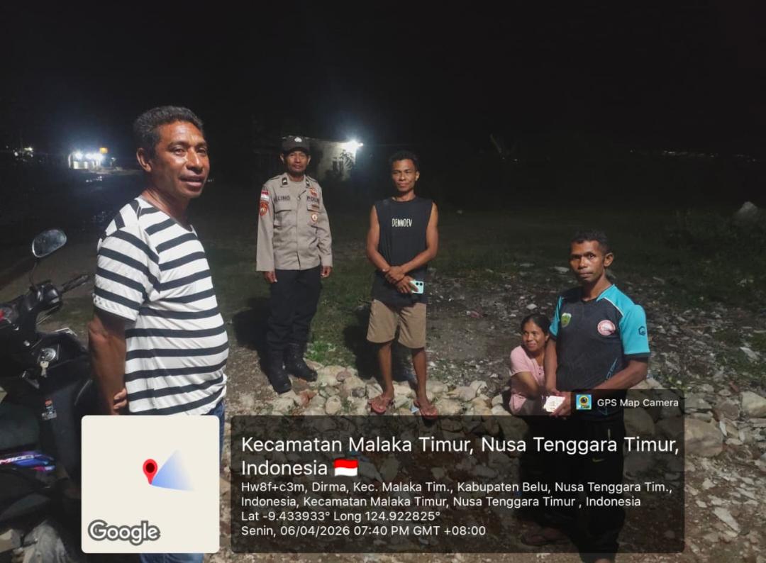 Patroli Dialogis dan KRYD Polsek Malaka Timur Perkuat Keamanan Wilayah