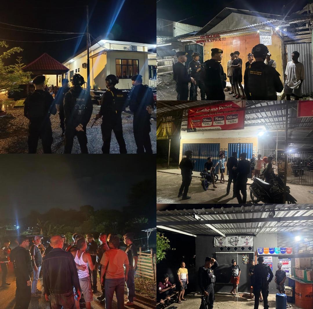 Patroli Humanis Polres Malaka Sasar Titik Rawan, Aksi Premanisme dan Miras Berhasil Diredam