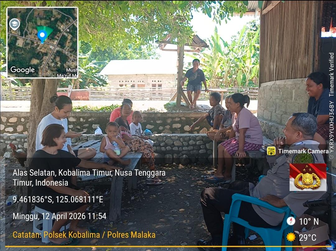 Polri Humanis Hadir di Perbatasan, Polsek Kobalima Gencarkan Patroli Dialogis dan Edukasi Anti TPPO